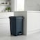 Geoplast Pedal Dustbin 20L Plastic with Lid, Foot Operated Waste Bin, Durable Garbage Dustbin for Kitchen, Bathroom &amp; Office, Hygienic Covered Trash Can, Compact Home Use