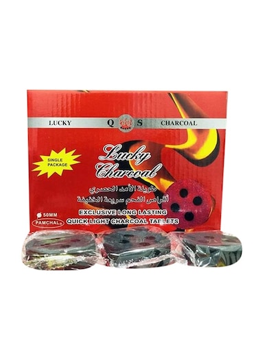 باي موماز تشويس - فحم بخور أسود 50 مم، 20 قطعة