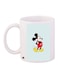 Printed Ceramic Coffee Mug White/Blue/Red