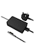 Surface Pro 4 Charger 12V 2.58A 65W Charger for Microsoft Surface Pro 3 Pro 4 Pro 5 Laptop Go Cable AC 1.8M Power Supply Black