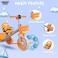Lovely Baby Kids/Children Tricycle LB 2270 with Music &amp; Light, Steel Frame, EVA Wheels, Front &amp; Rear Basket, For The Ages 1-3 Years - Orange