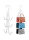 2 Pack Purse Hanger Organizer for Closet,Hanging Bag Holder, Keeping Purses Visible and in Good Condition, Metal Handbag Storage Hook Backpack Rack Space Saving Hanger, Silver