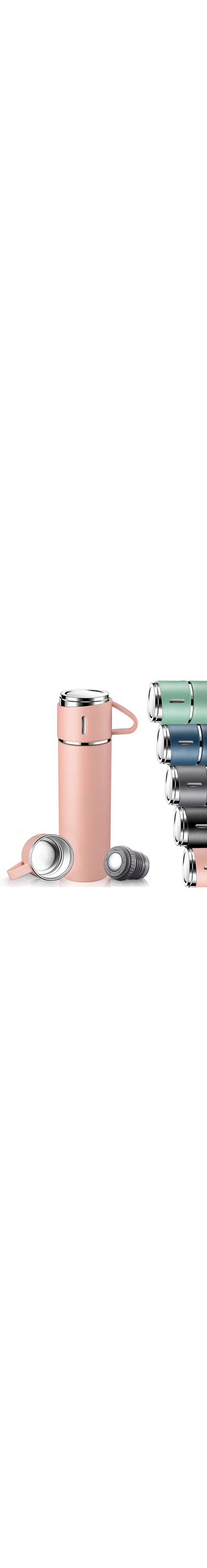 Thermos Flask, Stainless Steel Thermal Bottles, BPA-Free, Leak-Proof Insulated Flask with Lid and Handle, Thermos Flask Baby On the Go Keeps Hot and Cold for 12 Hours for Work, School - Assorted Color