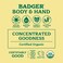 Badger Organic Cuticle Care Balm - Natural Nail Care Cream With Shea Butter, Vitamin-Rich Seabuckthorn Extract To Strengthen, Soothe &amp; Restore Dry &amp; Splitting Cuticles - Light Citrus Scent - .75Oz