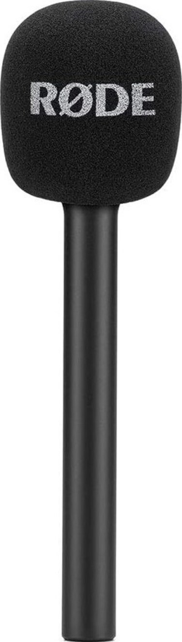 Rode Interview GO Handheld Mic Adapter for Wireless GO System Transforms Lavalier into Interview Mic - Range Black (International Version)
