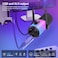FDUCE Dynamic Gaming Microphone kit, USB/XLR Podcast Computer Microphone with Boom arm Stand, RGB Light, Mute Button and Headphone Jack, for Gamer Streaming Recording Studio YouTube Online Chat(D20+)