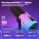 FDUCE Dynamic Gaming Microphone kit, USB/XLR Podcast Computer Microphone with Boom arm Stand, RGB Light, Mute Button and Headphone Jack, for Gamer Streaming Recording Studio YouTube Online Chat(D20+)