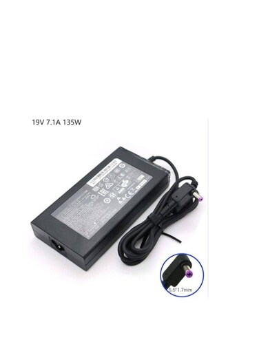 135W Charger 19V 7.1A 5.5x1.7mm for Acer Nitro 5 N18C3 AN515-51 AN515-41 AN515-43 AN517-51 N18C4 ADP-135K ADP-135KB Laptop Adapter Power Supply Cord