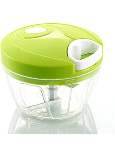 COOLBABY DORLIONA Essential Kitchen Tools Onion Vegetable Chopper Multifunctional Hand Speedy Chopper Vegetable Fruits Chopped Shredders &amp; Slicers : Green