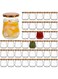 NALACAL 20 PACK 6oz Mason Jars Canning Jelly Jars with Lids, Ideal for Jam, Honey, Wedding, Shower Favors, DIY Spice Jars