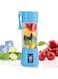 Ancocs Mini Portable Blender,Personal Blender Small Fruit Mixer Electric USB Rechargeable Juicer Cup Fruit Mixing Machine Home Travel 380ml,Six Blades 3D（Please Buy direct sales store,others are fake）