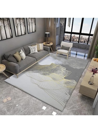 Yfzyczch Area Rugs for Living Room Floor Carpet, Soft Short Pile Rug Large Rugs, Bedroom Carpet Rugs, Non Shedding 120cm x 160cm