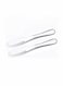 2 Packs Stainless Steel Butter Spreader Knife with Serrated Edge and Shredding Slots, Easy to Curl Scoop Slice and Cut, 3 in 1 Multi-function