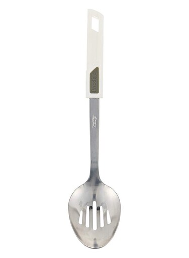 Steel Head Basic Strainer Spoon Silver/White/Grey 1.1x14.7x2.8cm