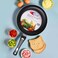 Kawashi 28cm Non-Stick Aluminum Fry Pan   Large Durable Cooking Pan for Family Meals