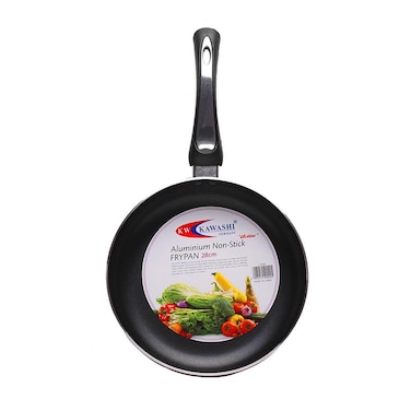 Kawashi 28cm Non-Stick Aluminum Fry Pan   Large Durable Cooking Pan for Family Meals