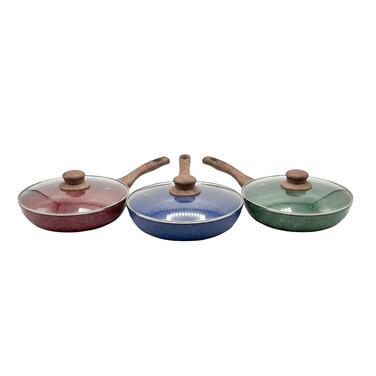 KAWASHI Forged Fry Pan with Glass Lid 26X5.2CM