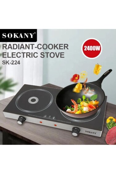 SK-224 Energy-Saving Electric Cooker &ndash; Eco-Friendly Kitchen Stove for Home Use
