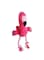 Pet Chewing Plush Toy Flamingo Shape Puppy Rope Weaving Dog Squeaky Toy Plush Vocal Toy Flamingo