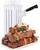 Kebabs Maker Box &ndash; BBQ Meat Skewer Maker with Built-in Slicer   Reusable, Easy-to-Use Kebab Kit for Perfect Grilling   Restaurant-Quality Results for Beef, Chicken, Portable BBQ Tool