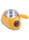 X&amp;Z-XAOY Electric Chocolate Melter Electric Fondue Melter Machine Plastic Hot Chocolate Melting Pot Kitchen Tool With DIY Mould Set (Color : Yellow)