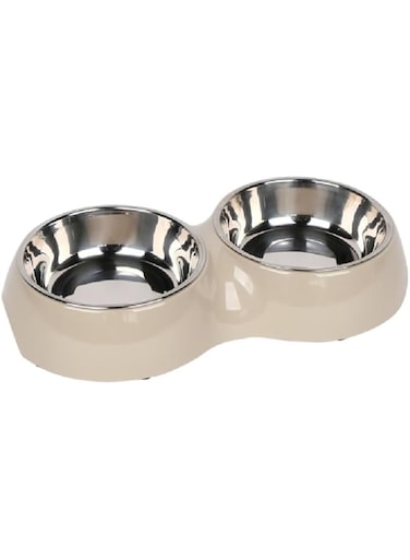 Pawsitiv Classic Dinner Set Beige M+M350ml+ 350ml