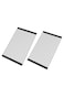 2pcs Large Roll Up Dish Drying Rack, Multipurpose Stainless Steel Kitchen Drainer Rack Over Sink