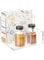 NPPLUS Acrylic Napkin Holder, Upright Clear Napkin Holders to Storage Salt &amp; Pepper Shakers Set, Napkin Caddy For Table, Kitchen, Office, Restaurant. 1 Pack