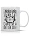 Your Wall I Work Hard So My Cat Can Live A Better Life 12Oz Funny Coffee Mug by Spoil Your Wall