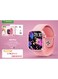 Smartbarry A61 Pro Bluetooth Calling Smartwatch with Bracelet &ndash; HD Screen, Mini Size, 3 Straps, Pink