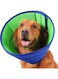 Dog Cone for Small, Medium, and Large Dogs and Cats, Soft Cone for Dogs After Surgery, Lightweight Recovery Cone Collar to Stop Licking and Scratching (Blue-green, L)
