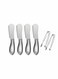 Spreader Knife Set, 6 Pack Cheese er Spreader Knives, and Mini Serving Tongs, Stainless Steel Multipurpose er Knives, Suitable for Home or Cake Shop