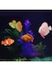Yuehuam Artificial Aquarium Fishes, 4PCS in The Dark Luminous Silicone Fish Lifelike Plastic Fish Realistic Artificial Moving Floating Fishes for Aquarium Fish Tank Decorations Ornaments