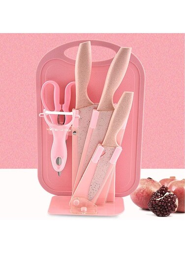 TIME 7-Piece Professional Stainless Steel Knife Set