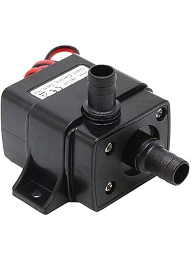 AMERTEER Water Pump 240L/H DC 12V Micro Brushless Pump 3M Pumping Head Ultra Quiet Water Pump for Pool Aquarium Fish Tank