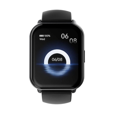 HiFuture Zone2 Bluetooth Calling Smartwatch, 1.96-inch IPS Display, IP68 Water Resistant, 7 Days Battery, Health Tracking, &amp; More, Black