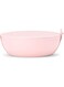 W&amp;P Porter Plastic Bowl Lunch Container w/Protective Non-slip Exterior, Blush 1 Liter   Lid &amp; Snap-tight Silicone Strap   Food Storage, Bento Box, Meal Prep   BPA-Free Plastic