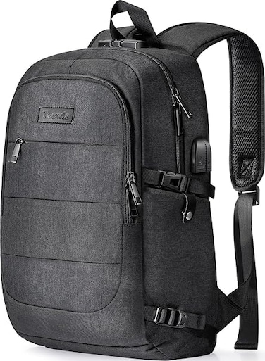 Tzowla Laptop Travel Backpack for Women Men,Water Resistant Anti-Theft College Backpacks Fits 15.6-17.3 Laptop/Notebook