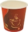 IDEAL PACK - PAPER CUP 4 OZ - DISPOSABLE PAPER CUP Pack of 50 PCS, RED