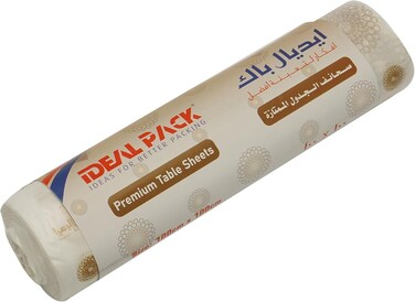 Ideal Pack Table Sheets, Orange &amp; White
