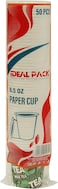 IDEAL PACK - 6.5 OZ PAPER CUP - DISPOSABLE PAPER CUP Pack of [50 PCS]