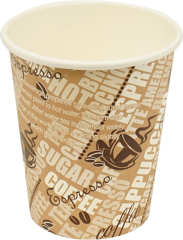 IDEAL PACK PAPER CUP 8 OZ DISPOSABLE CUP PACK OF [50 PCS]