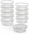 MICROWAVE ROUND CONTAINER 250 ML, WITH LIDS-5 PCS