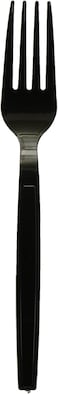 IDEAL PACK - Plastic Hd Black Fork, Pack of 50pcs, Black Cutlery