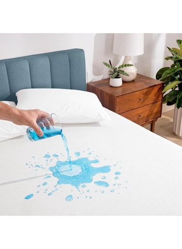 Premium Single Size Waterproof Mattress Protector &acirc;&euro;&ldquo; Ultra-Soft Breathable Hypoallergenic Bed Cover (90x200+30 cm) Noiseless &amp; Dust Mite Resistant &acirc;&euro;&ldquo; Deep Pocket Fitted Mattress Pad for Ultimate Protection Against Spills and Stains 36*80 Inch