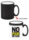 Color Changing Heat Sensitive Ceramic Mug, Image Revealed When HOT Liquid is Added! No pain No gain