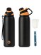 FJbottle Insulated Water Bottles with Magnetic Lid 32oz, Vacuum BPA-Free Leak Proof Kids Thermo flask Stainless Steel Metal Bottle for Sports, Travel, School, Cycling