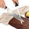 Metaltex Butcher&rsquo;s Steel Knife Sharpener 31cm &ndash; Carbon Steel with PP Handle