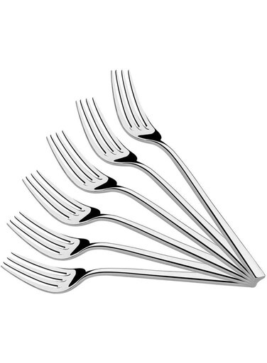 Steel Dinner Table Fork Set of 12, Length 16cm (Medium, 12 Piece)