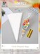 100 Pcs Clear Plastic Cone Shaped Treat Bags with 100 Twist Ties for Party Favor, Packaging Decorations Storage